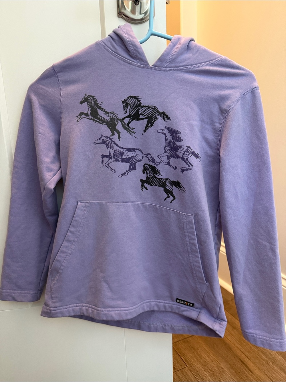 Kerrits Lilac Hoodie with Galloping Horse Graphic